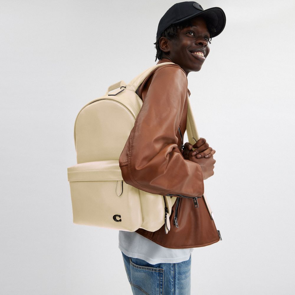 White Men Coach Hall Backpacks | NZ_CH93230