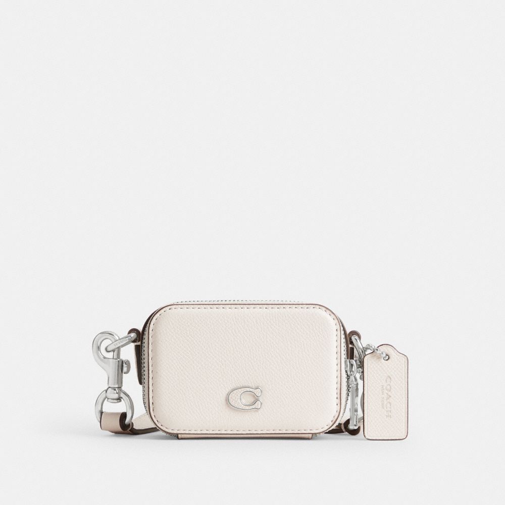 White Women Coach Crossbody Pouch Chalk Crossbody Bags | NZ_CH97968