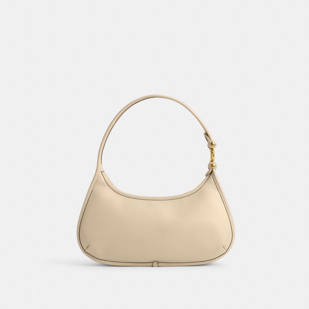 White Women Coach Eve Brass Shoulder Bags | NZ_CH12841