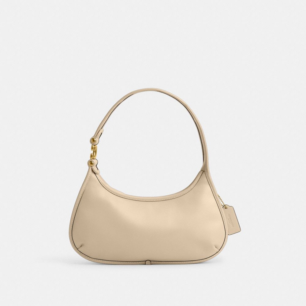 White Women Coach Eve Brass Shoulder Bags | NZ_CH12841