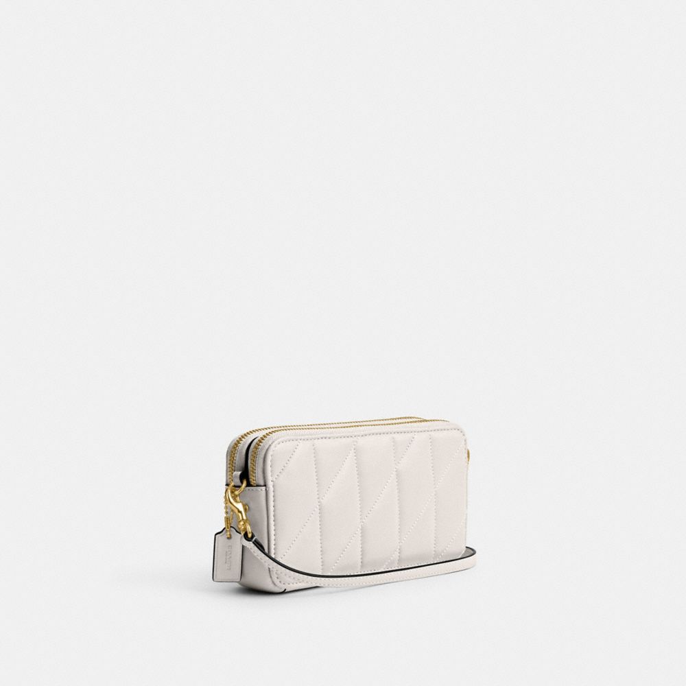 White Women Coach Kira With Pillow Quilting Nappa Leather Crossbody Bags | NZ_CH69461