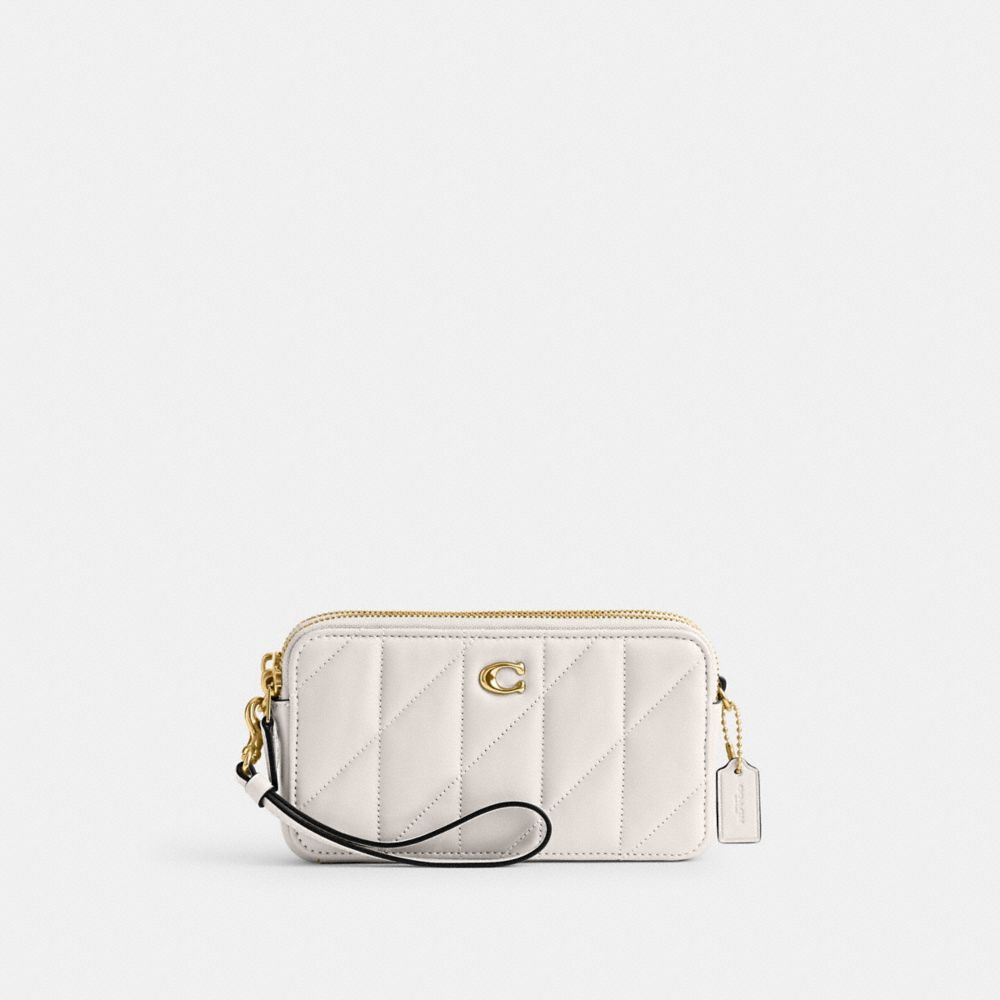 White Women Coach Kira With Pillow Quilting Nappa Leather Crossbody Bags | NZ_CH69461