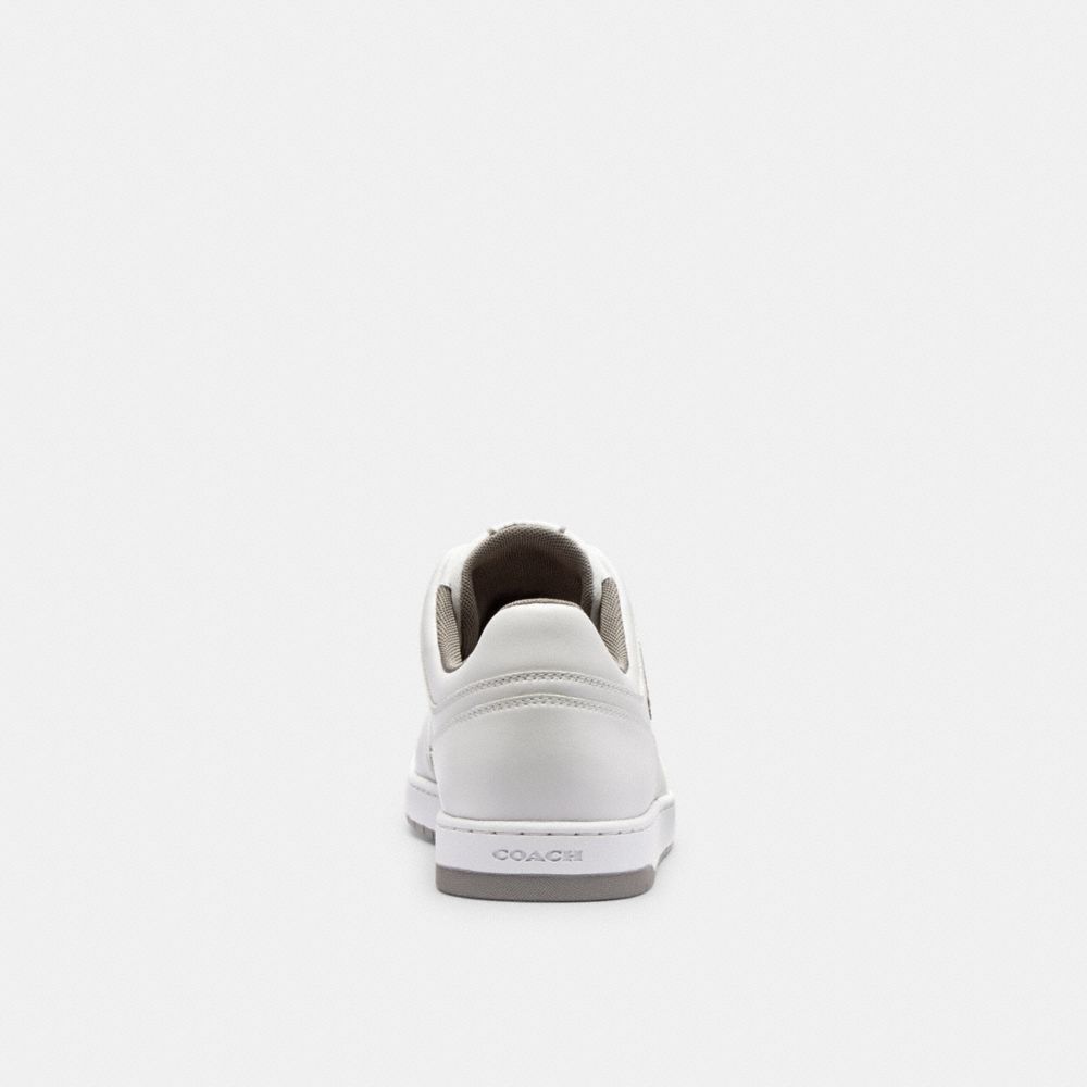 White / Grey Men Coach C201 Optic Sneakers | NZ_CH48672